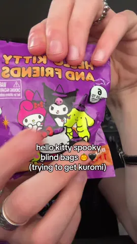my blindbag luck is so cooked😭 #foryoupage #sanrio #blindbox #halloween #hellokitty 