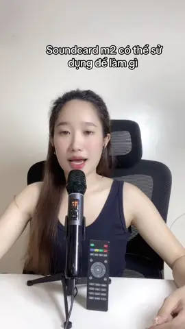 Soundcard m2 có thể sử dụng để làm gì #soundcard #hatkaraoke #livestreamingtiktok #soundcardlive #xuhuong2025🍀🍃🍂🌺🌹🌸 #xuhuong2025 