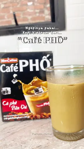 Temenin aku ngopi yuk, ngopinya jangan lupa pakai kopi vietnam dari @Cafe Pho Indonesia , dengan rasa otentik khas vietnam. Gak usah jauh2 nongkrong di cafe deg kalo ngopi dirumah bisa seenak ini :) #citarasakhasvietnam #cafepho #cafephoindonesia #kopivietnam @Cafe Pho Indonesia 