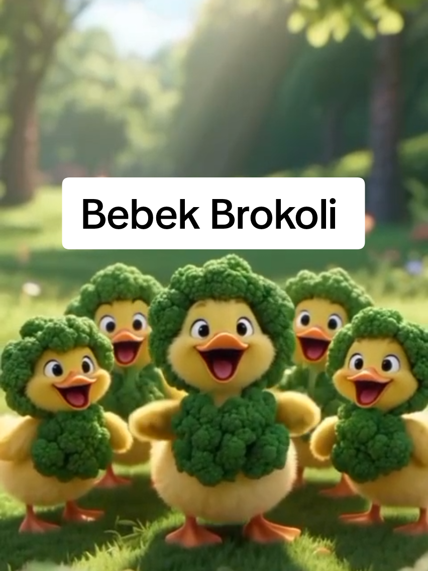 Bebek-bebek brokoli lucu🦆🦆🥦 #tikkok #tiktokkids #cartoon #viral #foryou 