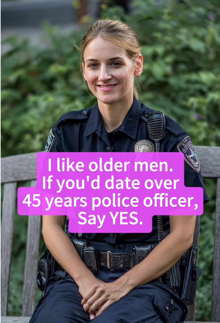 Single woman #policewoman #beauty #noboyfriend #single #dating 