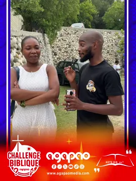 Challenge biblique - Agapao Media (Partie 4) #challenge #haitiantiktok #kotebibou #agapaomedia