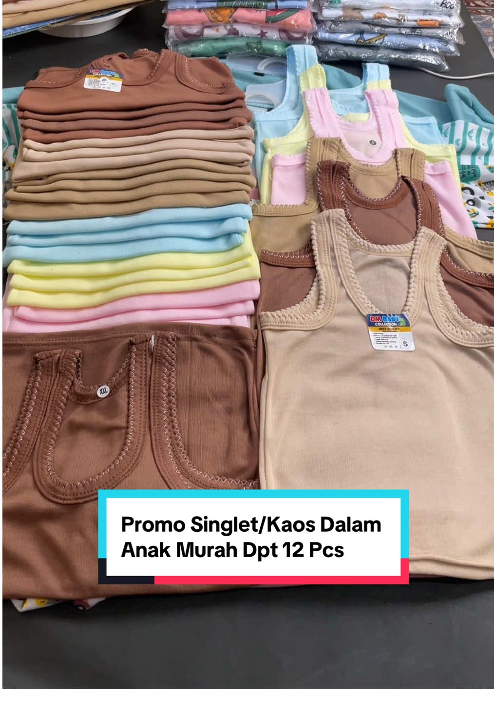 PROMO TERBATAS ‼️ Singlet/Kaos Dalam Anak Viral Murah Seri Warna Coklat.Bahan Katun Lembut,Adem & Nyaman Dipakai🔥 Stok Terbatas,Order Klik Keranjang Kuning Sebelum Kehabisan 🔥🥰 #singlet #singletanak #singletanakmurah #kaosdalam #kaosdalamanak