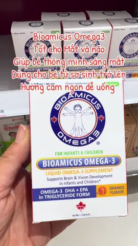 Bioamicus DHA là dạng DHA không tanh, vị ngon độc quyền. Sử dụng nguồn Omega-3 tinh khiết                 1. DHA tinh khiết: Sản phẩm sử dụng dầu cá tinh khiết, chiết xuất từ các loài cá chuẩn sạch không tích tụ độc tố, đạt các tiêu chuẩn chất lượng nghiêm ngặt nhất từ GOED, Codex Alimentarius, IFOS 5 sao và các tiêu chuẩn dược điển Châu Âu, Mỹ 2. DHA siêu cô đặc, hàm lượng cao: Sản phẩm có hàm lượng cao, mỗi 1ml dầu cá BioAmicus có tới 280mg Omega-3, trong đó trên 70% là DHA tinh khiết, trên 18% là EPA. 3. Omega-3 dạng Triglyceride hấp thu tốt nhất: BioAmicus ở dạng Triglyceride - Dạng dùng cho khả năng hấp thu tốt hơn tới 150% so với dạng Ethyl Este phổ biến trên thị trường.  4. Công thức vị ngon hoàn toàn tự nhiên DHA của BioAmicus không tanh, có vị ngon dẫn đầu thị trường từ: Hương cam thiên nhiên và vị ngọt từ quả la hán. Nói không với phương pháp tạo mùi vị nhân tạo. 5. Thành phần 5 KHÔNG BioAmicus: Không chất tạo mùi, vị nhân tạo; Không chất tạo màu tổng hợp; Không chất bảo quản; Không chất dễ gây dị ứng; Không chứa thành phần biến đổi gen. #vitamin #omega3 #mebimsua #fyp #bioamicus 
