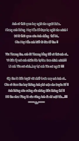 Anh cũng có lúc mệt mỏi #luyêntiec #tâmtrang #mấtem #thấttình #tâmtrangbuon 