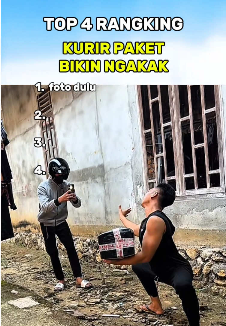 top 4 kurir paket bikin ngakak core #fyp 