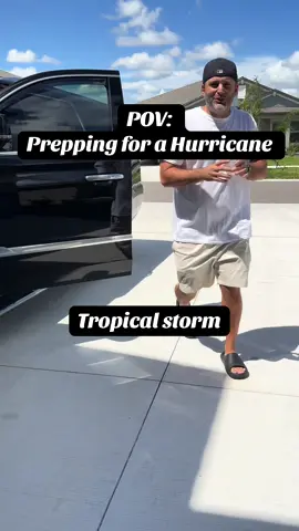 POV - Prepping for a Hurricane! #if you haven’t gotten this 15gal fuel caddy, better hurry. #fuelcaddy #gascan #hurricaneprep #hurricanepreparedness 