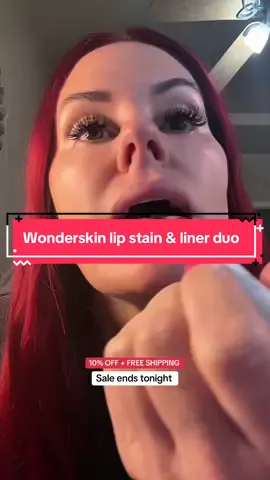 Wonderskin lip stain, and liner duo.  these are selling out so fast so grab yours while you can. ##wonderskinlipstain##wonderskinliner##virallips##virallipstain