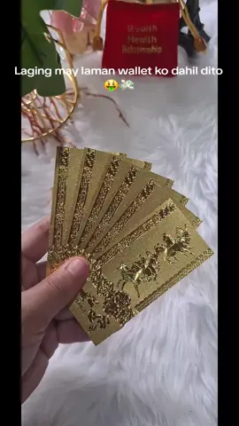 2026 year of the horse golden money foil #goldenmoneyfoil #2026luckycharm #pampaswerte #yearofthehorse 
