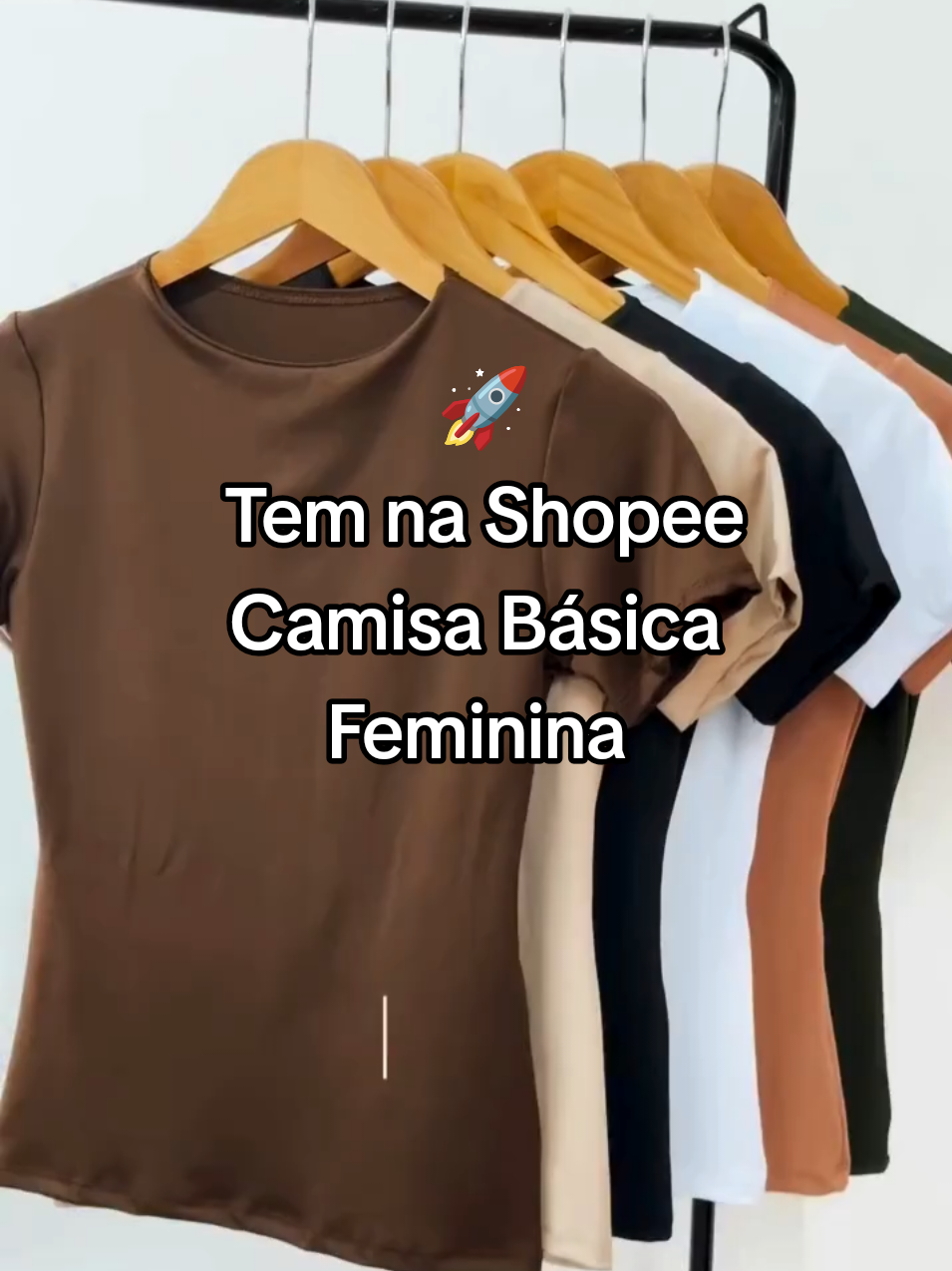 Camisas Básicas ? tem na Shopee! #camidabasica #modafeminina 