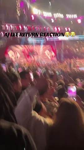 This is my reaction to Aj Lee returning today I can’t believe it😭 #WWE #smackdown #cmpunk #ajlee 