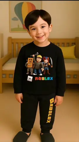 Setelan baju tidur anak viral roblox laki-laki dan perempuan. #bajutiduranak #setelanroblox #piyamaanakroblox 