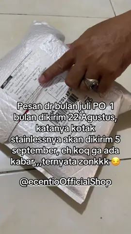 @ecentio Official Shop ini gimn? Boro2 di kasih bonus atas kesalahannya, sekelas official shop koq gini?
