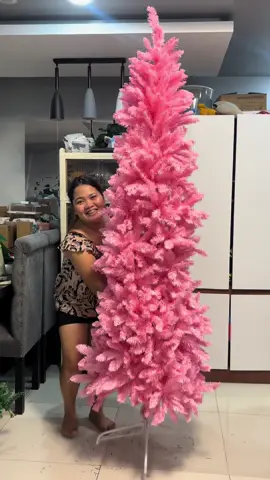 Add to cart and pili ng gustong kulay ng Christmas tree ang Ganda 😍 #pink #christmastree #slimtype 