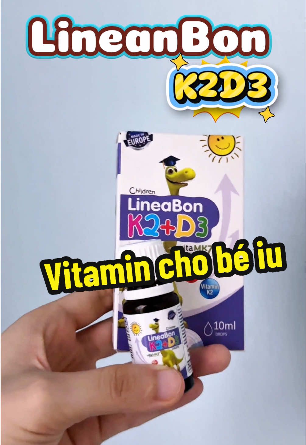 Các mom tham khảo dòng K2D3 LineaBon nên bổ sung cho bé từ lúc mới sinh luôn nha👉 đang được trợ zá #lineabond3k2 #vitamind3k2 #vitaminchobe #mebauthongthai #meemtep 