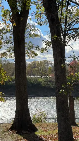 Those 3 weeks where summer ends and fall begins. ✨ #fallyall #summerend #riverside #weathermagic #fyp 