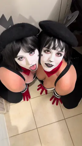 #bonbonandchuchu #mimeanddash #cosplay #costume #derpixon #derpixonmimeanddash #mimes #clowngirls #fypシ 