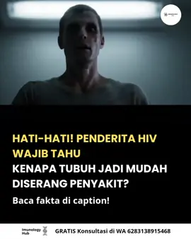 Banyak penderita HIV merasa heran, “Kenapa tubuh saya gampang banget sakit? Padahal sebelumnya kuat-kuat saja.” Jawabannya ada di sistem imun tubuh. HIV bekerja secara perlahan tapi pasti. Virus ini tidak langsung membuat tubuh sakit parah, tapi menargetkan sel CD4 (sel T-helper) yang berperan sebagai komandan sistem imun. Begitu jumlah CD4 turun drastis, tubuh kehilangan “pasukan pertahanan” yang biasanya melawan virus, bakteri, atau bahkan sel kanker. Inilah kenapa penderita HIV mudah sekali terserang penyakit lain seperti TBC, pneumonia, infeksi jamur, hingga kanker tertentu. Kalau tidak ditangani, kondisi ini bisa berkembang menjadi AIDS (Acquired Immunodeficiency Syndrome), fase paling berbahaya ketika imun benar-benar lumpuh. Tapi kabar baiknya, ada langkah pencegahan agar sistem imun tetap kuat, salah satunya dengan pengobatan rutin dan menjaga gaya hidup sehat. Edukasi diri juga sangat penting, karena banyak penderita HIV terlambat sadar akan bahayanya. ❗ Jangan biarkan ketidaktahuan memperparah keadaan. 📲 Konsultasi GRATIS sekarang di WA 083138915468 untuk tahu cara menjaga imun tetap stabil. 👉 Follow akun ini untuk dapat edukasi kesehatan yang jarang dibahas tapi penting untuk hidup lebih baik.