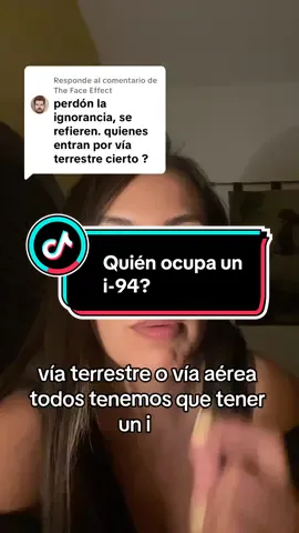 Respuesta a @The Face Effect el I 94, es para todos los que entremos a Estados Unidos más allá de 25 millas indistintamente nuestra vida de entrada ##i94##visaamericana🇺🇸🇺🇸##tramitesmigratorios