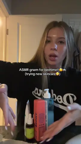 more skin care asmr for you!✨ gn erbody🫶🏻🌙💤  #lowqaulityasmr #tinglyasmrsounds #skincareroutine #asmr #foryoupage @Good Molecules @byoma @Grande Cosmetics @LaRochePosayUS @The INKEY List 