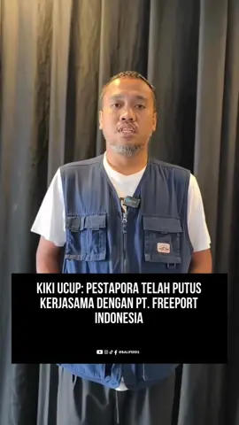 berikut official steatment oleh Kiki Ucup terkait kerjasama dengan PT Freeport Indonesia.  @kikiauliaucup @Pestapora  #balifeeds #pestapora 