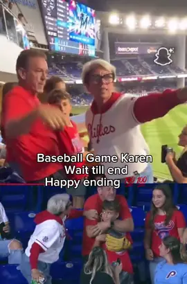 Baseball Karen takes ball from kid who’s father got it. Phillies marlins game #fyp #baseball #baseballkaren 