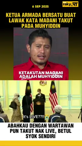 KETUA ARMADA BERSATU BUAT LAWAK KATA MADANI TAKUT PADA MUHYIDDIN #foryou #fyp #abah #PN #perikatannasional 