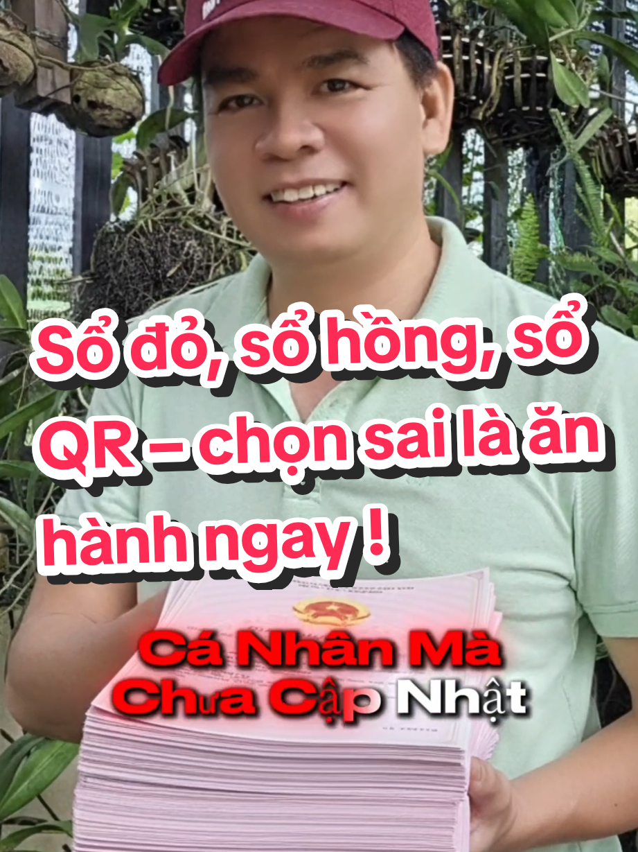 Trả lời @kimyentrankimyentran Bạn đang phân vân không biết nên tin tưởng loại sổ đỏ nào khi đầu tư bất động sản? Video này sẽ chỉ cho bạn 3 loại sổ đỏ phổ biến nhất hiện nay – ưu, nhược điểm chi tiết từ sổ đỏ cũ, sổ hồng cho đến sổ hồng QR hiện đại. 👉 Xem xong đảm bảo bạn tự tin cầm sổ, không còn lo bị lừa hay gặp rắc rối khi giao dịch! @Đất Nền Đỉnh Cao chu kỳ bất động sản? @Đất Nền Đỉnh Cao Check quy hoạch cứu cả gia tài  @Đất Nền Đỉnh Cao Khởi nghiệp môi giới bất động sản tuổi nào? #bấtđộngsản #đầutưthôngminh #kinhnghiệmbấtđộngsản #sổđỏsổhồng #đầutưantoàn 