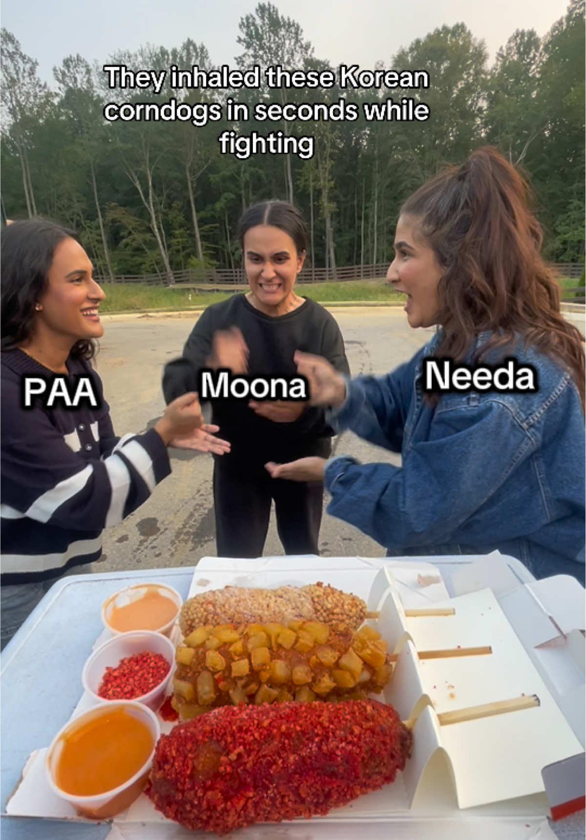 The way @needalivelife twitched while @MOONA grabbed the corndog from her 😭😭😭 @Taaabbbyy #rockpapersissorschallenge #food #foodchallenge #rockpaperscissors #food #sisters #pakistani #foodreviews #foodtiktok #Foodie #koreancorndog #trending #viralvideos 