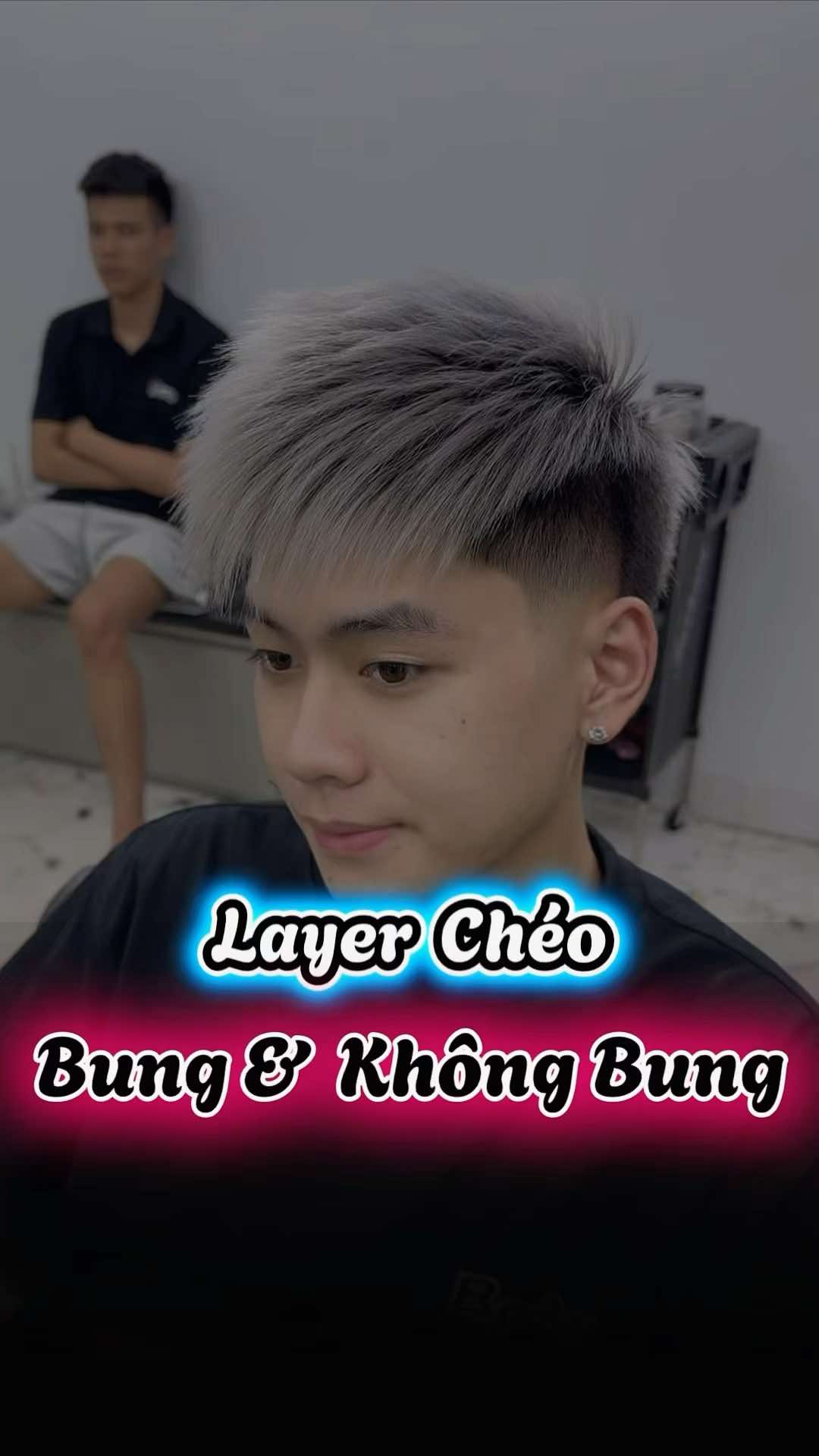 Layer Chéo Sấy Bung & Không Bung💈✂️#bonguyentuan #nguyễntuấntócboyphố #xuhuong #màunhuộmnguyễntuấn #tóchêutràngtiền 