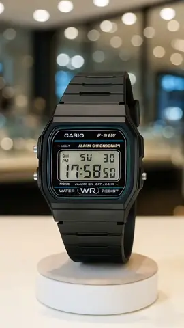 Casio F-91W-3DG Original hadir dengan desain klasik, ringan, dan tahan lama. Cocok untuk gaya santai sehari-hari maupun aktivitas outdoor. 🌟 #CasioF91W #JamTanganPriaOriginal #CasioLegend #StyleKlasikPria #ArlojiCasual 