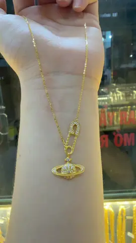 Dây liền mặt kim tây kiểu 14K(610) Trọng lượng: 1c18