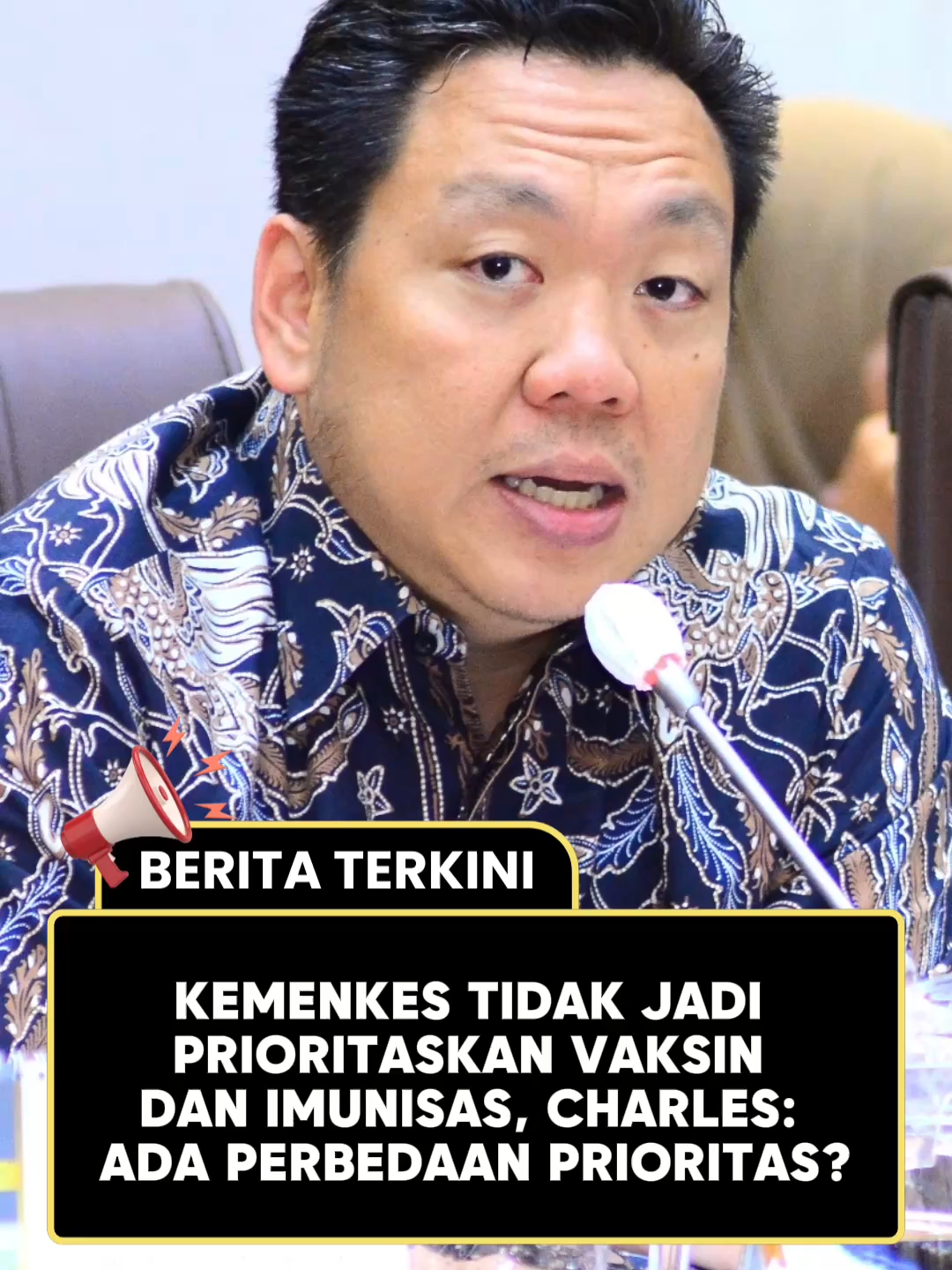 Jujur ya… kok bisa sih vaksin & imunisasi gak jadi prioritas utama? Padahal kan ini soal nyawa rakyat, bukan sekadar angka di kertas Charles Honoris dari Fraksi PDI Perjuangan ngingetin keras jangan sampai ada perbedaan prioritas yang bikin kesehatan masyarakat terabaikan   #FraksiPDIP #CharlesHonoris #DPRRI #KomisiIX #KesehatanRakyat #Imunisasi #VaksinUntukRakyat #PDIPPerjuangan