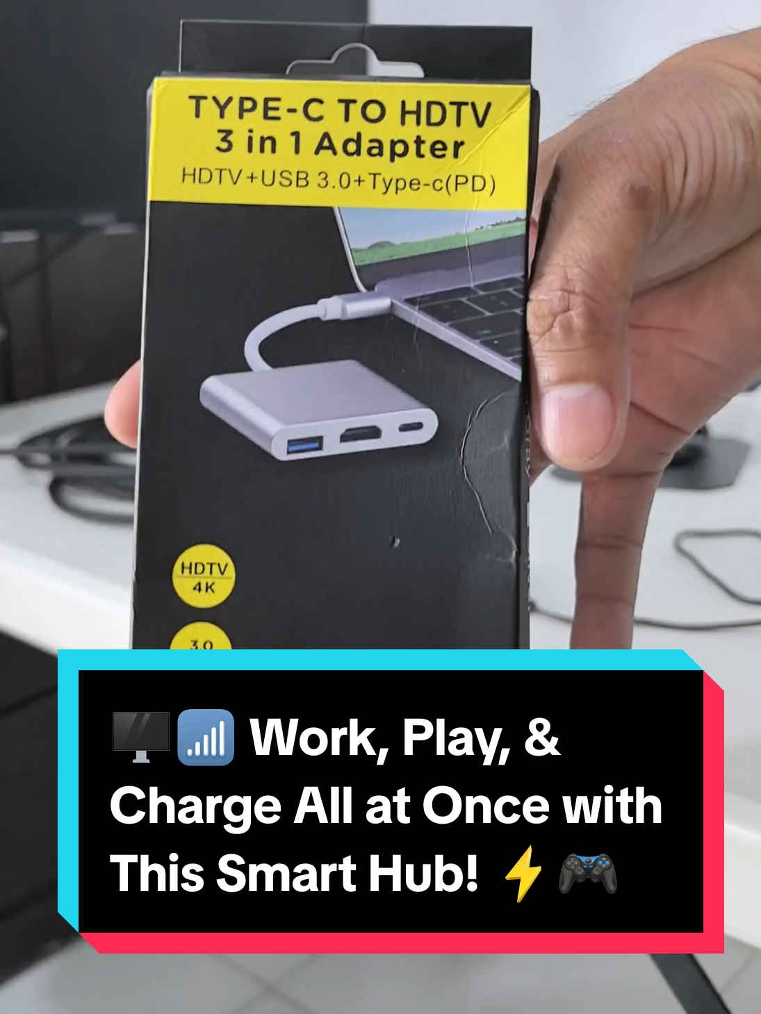 Alam mo ba na pwede mong gawing all-in-one powerhouse ang phone o laptop mo gamit lang ang isang maliit na hub? 🔥 Introducing the 3-in-1 USB-C OTG Hub: ✨ 4K HDMI Output – connect agad sa TV o monitor para sa crystal-clear viewing! ⚡ USB 3.0 Port – super bilis na file transfer & gadget connection. 🔋 Type-C Charging – habang naka-connect, tuloy-tuloy pa rin ang fast charging! Perfect para sa: 📚 Online class 💻 Work-from-home setup 🎮 Gaming at movie nights Isang hub lang, solve na lahat ng problema mo sa connectivity! 🚀 👉 Grab yours now habang naka-sale pa! Limited time lang!” usb-c hub, hdmi adapter, usb 3.0 port, type-c hub, otg connector, phone to tv adapter, macbook accessory, ipad hub, laptop docking station, fast charging adapter, 4k hdmi hub, productivity tool, portable hub, multitasking hub, usb-c converter, gadget essential, work from home setup, study hub, gaming hub, smart connector #TechUpgrade #SmartConnector #WorkSmartPlayHard #USBCHub #GadgetMustHave