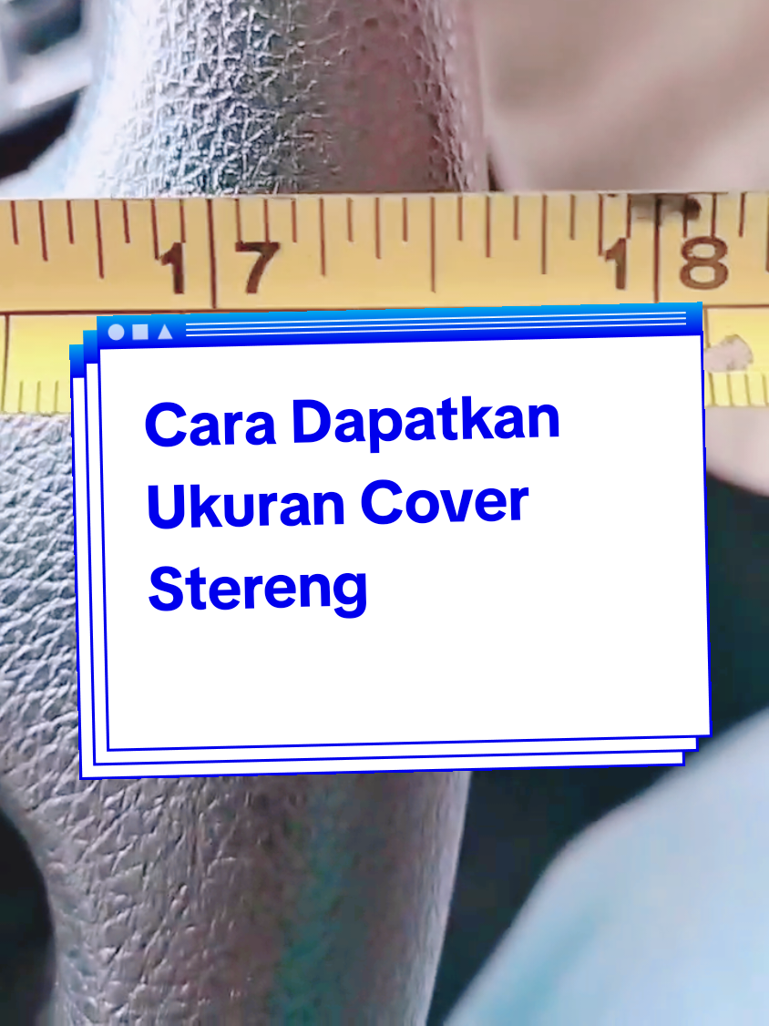 Cara-cara nak dapatkan ukuran dan order sarung stereng...😊🥰 #abeajiminebe #cara #ukuran #cover #stereng 