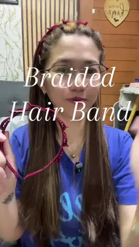 Braided Hair Band #braidedhairband #braided #braidedhairstyle #headband #hairband 