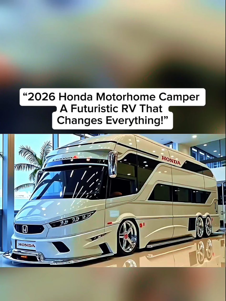 “2026 Honda Motorhome Camper | A Futuristic RV That Changes Everything!”#Dreammotorhome #LuxuryCamper #hondamotor #supercarlifestyle #luxurytravelvibes 
