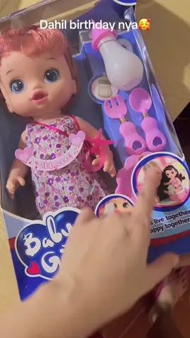 Happy nanaman ang baby ko dahil sa knyang baby alive 🥰#babyalive  #toydoll #doll #babydoll #babydolls 