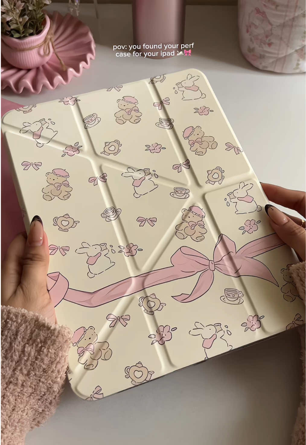 tripod ipad case reco! 🐰🎀 #ipadcase #ipadairm3 #case #fyp #viral 