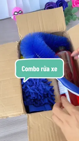 combo 12 dụng cụ rửa xe tại nhà ##comboruaxetainha##dungcuruaxe##ruaxesieusach##xuhuong##tiemnhasusoc