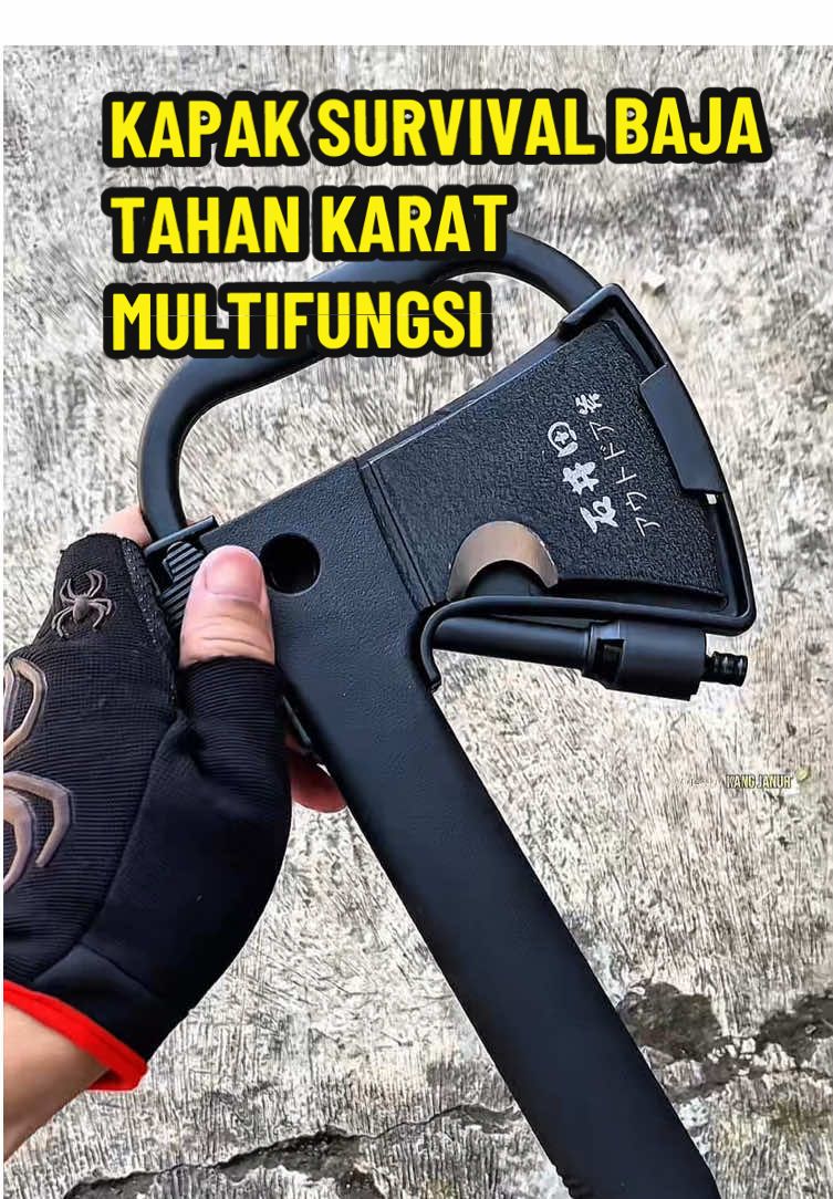 Rekomendasi kapak survival material baja tahan karat multifungsi, ada pisau tersembunyi dibagian gagang kapal dan ada peluit yg skaligus berfungsi sebagai pemantik api.  #KapakSurvival  #KapakBajaSuperTajam  #KapakMultifungsi  #KampalSurvivalMultifungsi  #PromoGuncang99 