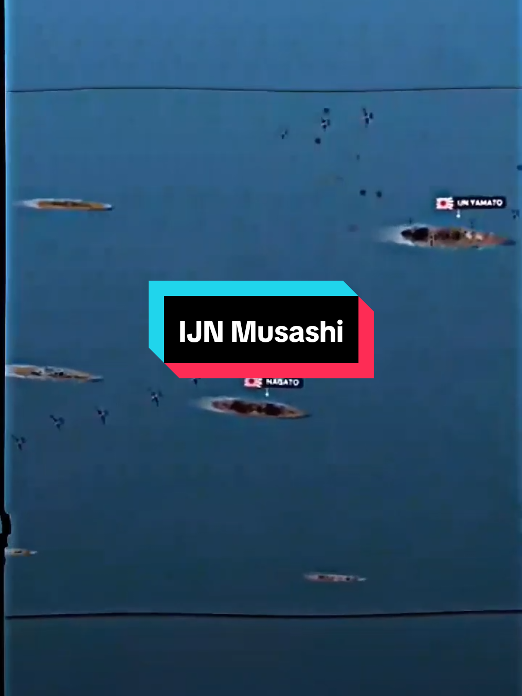 Musashi (武蔵) adalah kapal kedua dari kelas yamato Perang Dunia II milik Angkatan Laut Kekaisaran Jepang. Identitas Nama : Musashi Asal nama : Provinsi Musashi Dipesan : Juni 1937 Pembangun : Mitsubishi Shipyard, Nagasaki Pasang lunas : 29 Maret 1938 Diluncurkan : 1 November 1940 Mulai berlayar : 5 Agustus 1942 Dicoret : 31 Agustus 1945 Nasib : Tenggelam saat Pertempuran Teluk Leyte, 24 Oktober 1944 Ciri-ciri umum Kelas dan jenis : Kapal tempur kelas-Yamato Berat benaman : 68.200 ton panjang (69.300 t) (normal) 72.800 ton panjang (74.000 t) (muatan penuh) Panjang : 244 m (800 ft 6 in) (perpendikuler) 263 m (862 ft 10 in) (keseluruhan) Lebar : 36,9 m (121 ft 1 in) Sarat air : 10,86 m (35 ft 8 in) (muatan penuh) Tenaga : 150.000 shp (110.000 kW) 12 × Kanpon water-tube boiler Pendorong : 4 × baling-baling 4 × turbin uap Kecepatan : 27,46 knot (50,86 km/h; 31,60 mph) Jangkauan : 7.200 nmi (13.300 km; 8.300 mi) pada 16 knot (30 km/h; 18 mph) Awak kapal : 2.500 orang Sensor dan sistem pemroses : 1 × Radar pencarian udara Tipe 21 1 × Tipe 0 sistem hidropon Senjata September 1942: 3 x Senjata 46 cm Tipe 94 laras tiga 4 x Meriam 15,5 cm laras tiga 6 x Meriam 12.7 cm Tipe 89 laras ganda 12 x Senapan anti-pesawat 25 mm Tipe 96 laras tiga 2 x Senapan mesin Hotchkiss M1929 laras ganda Oktober 1944: 3 x Senjata 46 cm Tipe 94 laras tiga 4 x Meriam 15,5 cm laras tiga 6 x Meriam 12.7 cm Tipe 89 laras ganda 35 laras tiga & 25 laras tunggal, Senapan anti-pesawat 25 mm Tipe 96 2 x Senapan mesin Hotchkiss M1929 laras ganda Pelindung Sabuk: 410 mm (16,1 in) Geladak: 200–230 mm (7,9–9,1 in) Turet senjata: 250–650 mm (9,8–25,6 in) Barbet: 380–560 mm (15,0–22,0 in) Menara pengawas: 500 mm (19,7 in) Sekat: 300–340 mm (11,8–13,4 in) Pesawat yang diangkut : 6–7 Pesawat terbang apung Fasilitas penerbangan : 2 × Katapel pesawat terbang #historyww2 #ww2history #ijnmusashi #battleofleytegulf #battleofsibuyansea 