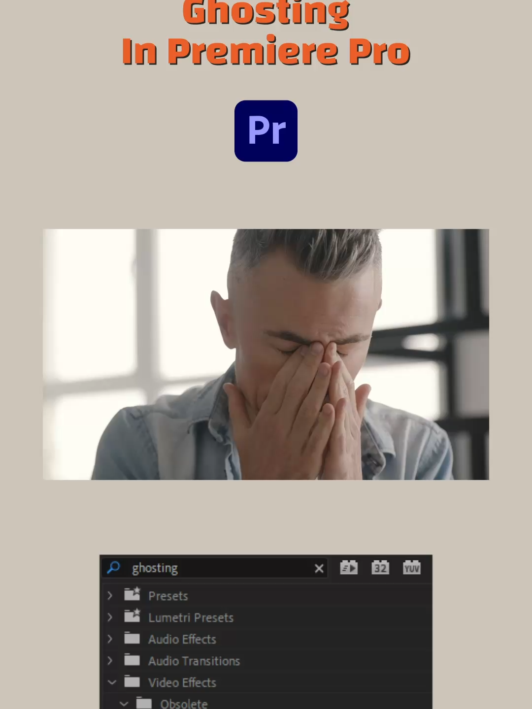 اتعلم بريمير برو بسهولة | Ghosting in Premiere Pro #premierepro #adobe #adobepremiere
