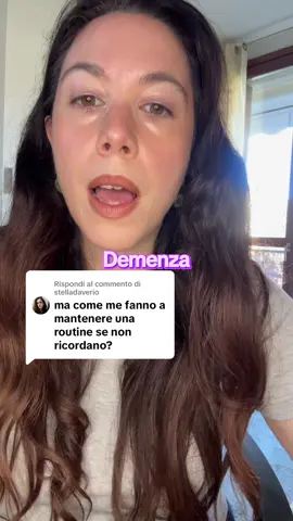 Risposta a @stelladaverio #caregiver #demenza #supportocaregiver #alzheimer 