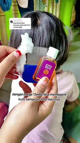 Membalas @smoothiesperm padahal harganya gak nyampe 20 tapi kualitasnya bgs bgtt #kutumate #minyakpembasmikutu #minyakrambutpembasmikutu #kuturambut #obatkutu 