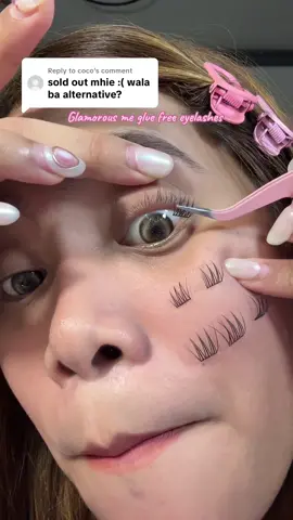 Replying to @coco may maiksi na tayo na lashes na pwede for everyday use!! Wahh #gluefreeeyelashes #selfadhesivelashes #diyeyelashextensions 