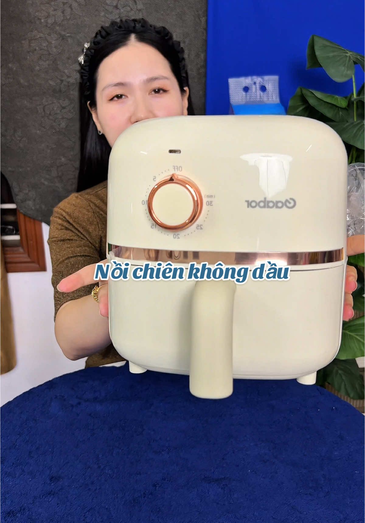 Nồi chiên nhỏ gọn đẹp lắm #thuanhhp #noichienkhongdaugaabor #noichienkhongdau #noichiengaabor 