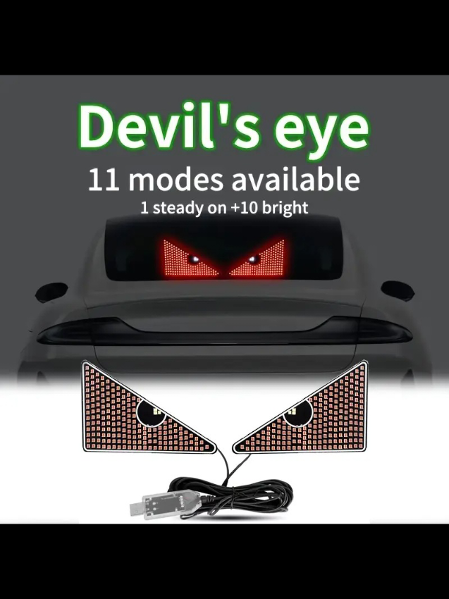 Traingle Devil's Eye Light Price Rs. 2,490 Long Press - On/Off Single Press - Switch modes