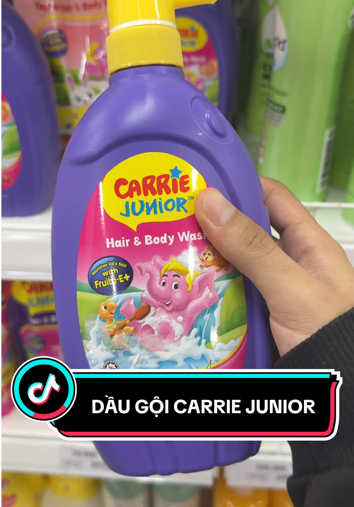 Combo 2 sữa tắm gội carrie junnior siêu thơm cho bé và người lớn sử dụng vẫn thơm tho như em bé #taphoaseden 