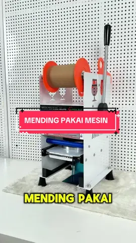 Bisa press sampai 300 - 500 gelas perjam #mesinpresscup #promoguncang99 #gajiansale #cupsealer 